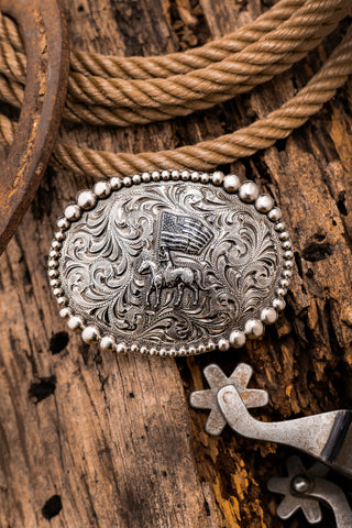 rodeo buckles button
